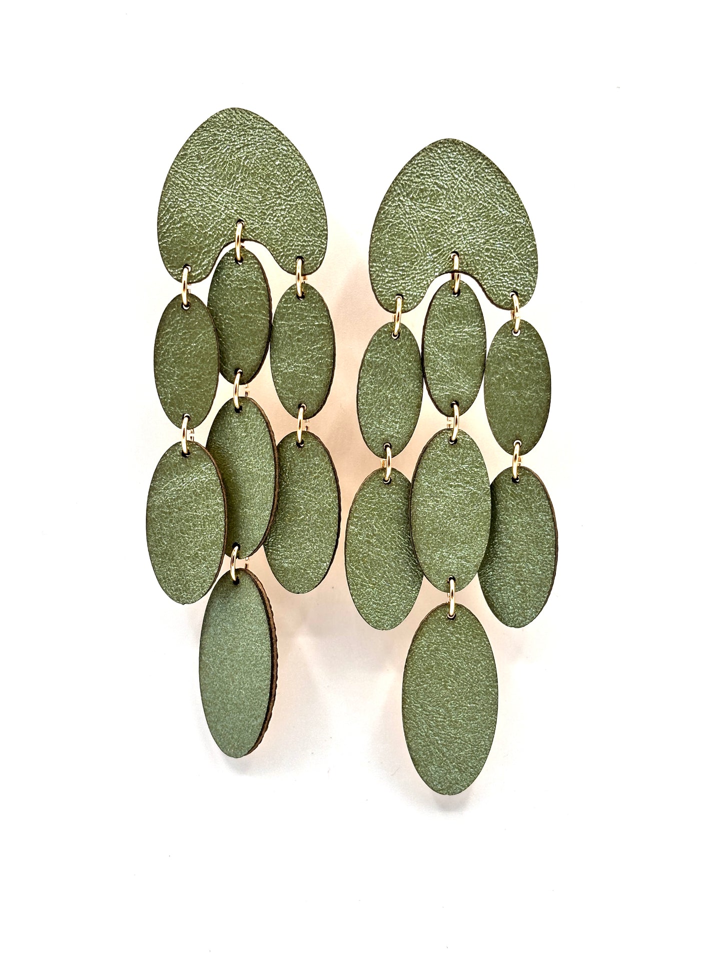 RECTANGULAR EARRINGS - Fuchsia