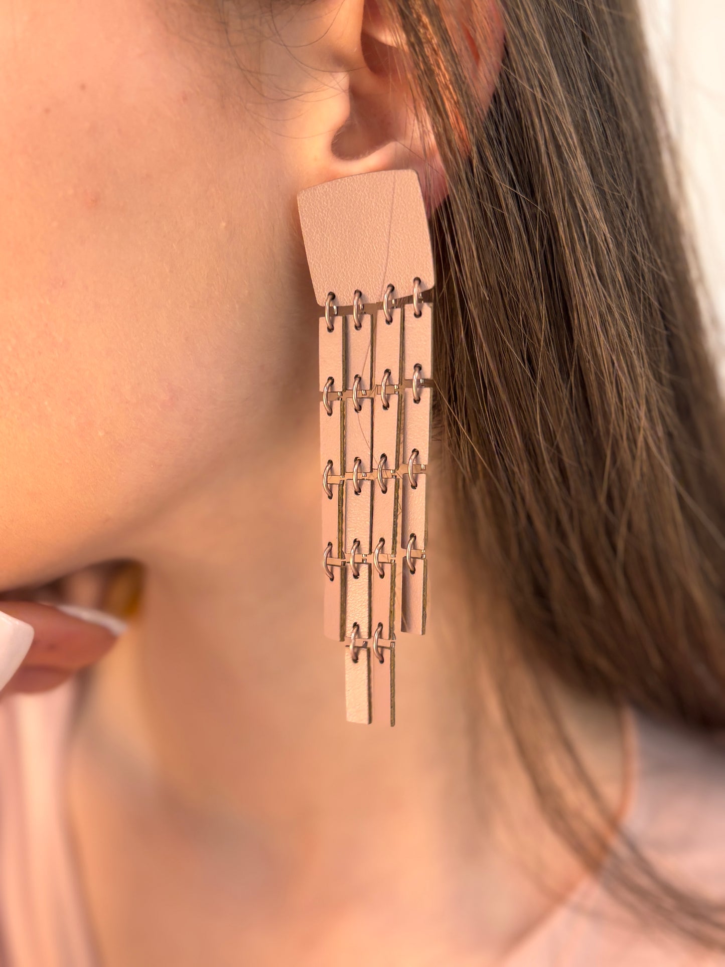 FRINGE EARRINGS - Vinaccio